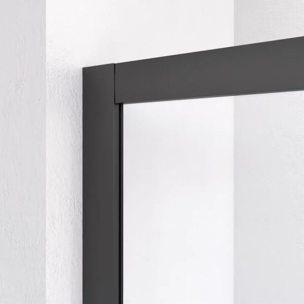 MAMPARA DE BAÑO ESQUINERA NEGRO MATE 90 X 90 X 2.05 MT MAMPARA DE BAÑO ESQUINERA NEGRO MATE 90 X 90 X 2.05 MT