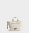 Cartera City Mini Crudo ''campus Club'' Blanco Crudo
