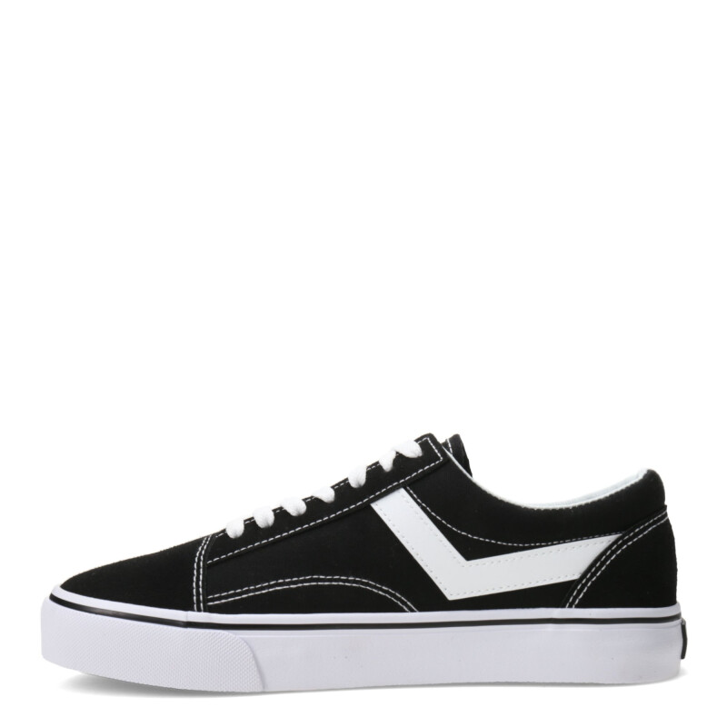Championes Unisex PONY Casual Negro - Blanco