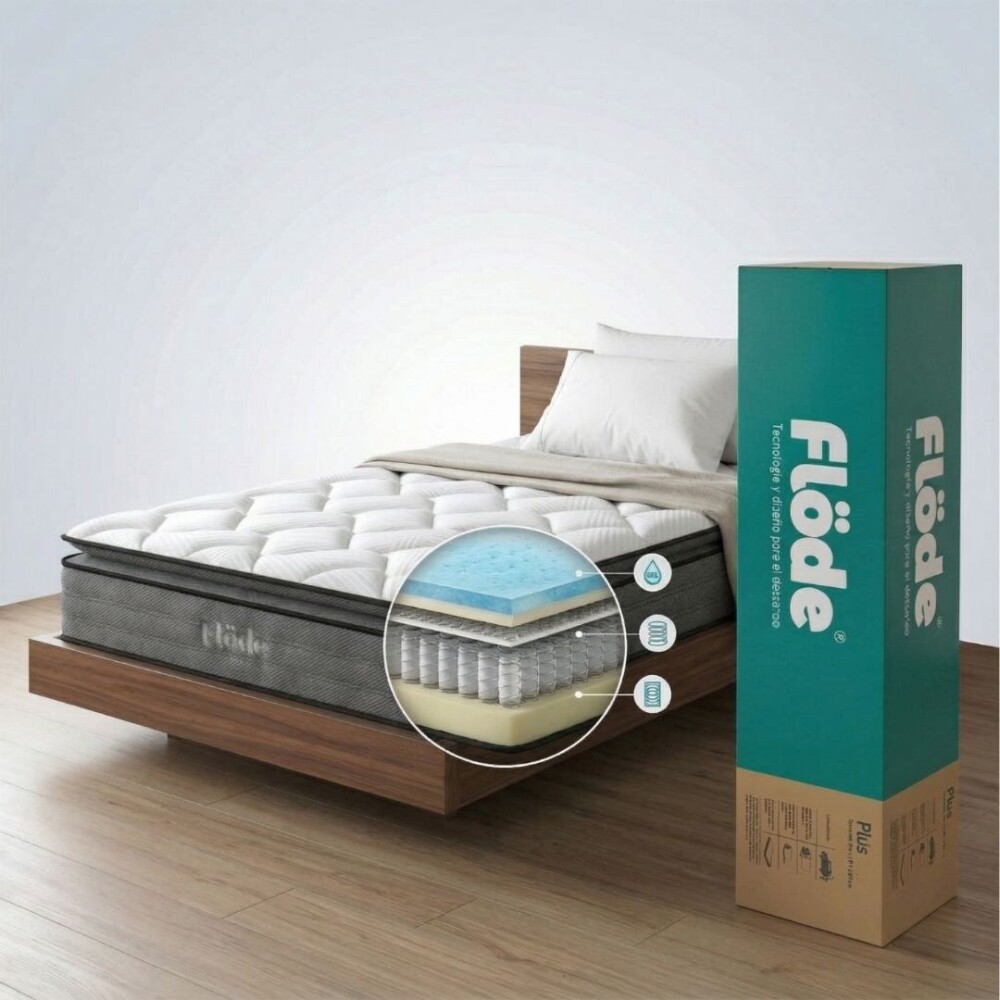 Colchón de resortes 1 Plaza - Flöde Plus Colchón de resortes 1 Plaza - Flöde Plus