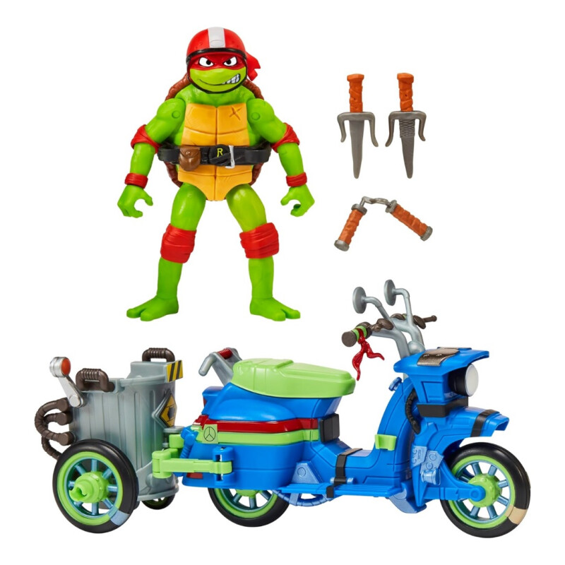 Ciclo de batalla mutante de caos con figura exclusiva de Rafael Ciclo de batalla mutante de caos con figura exclusiva de Rafael