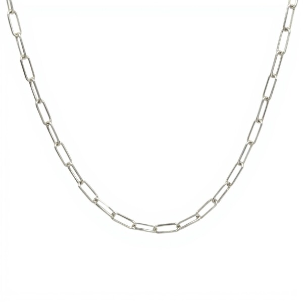 Cadena Force eslabón largo-Plata 925-Sin Piedra-CD3065 sinpiedra