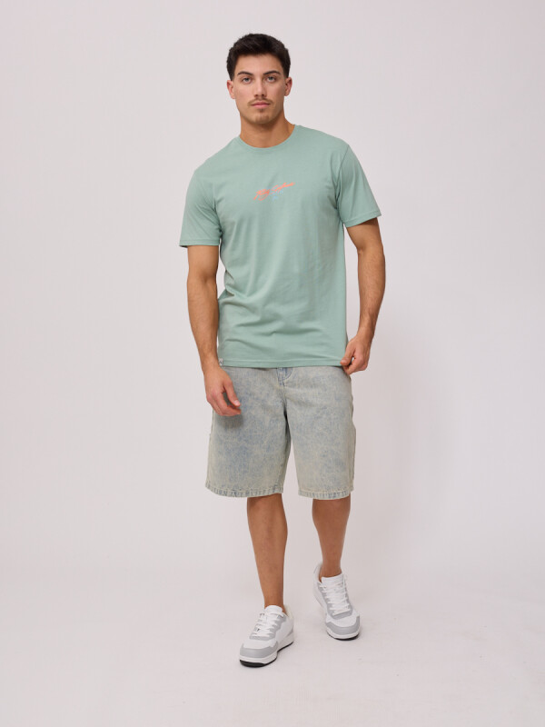 T-SHIRT VERNA RUSTY Verde Agua