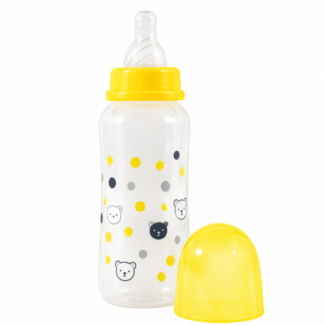 Mamadera True Decorada Silicona Redonda 0-6 Meses 250ml Mamadera True Decorada Silicona Redonda 0-6 Meses 250ml