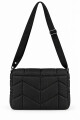 Cartera UNIQUE Puffer regulable Negro-multicolor