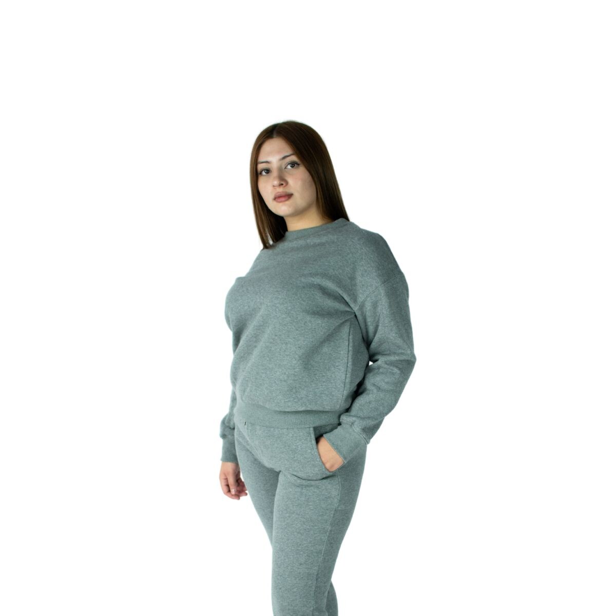 BUZO A LA BASE XS-XL - GRIS MELAN 