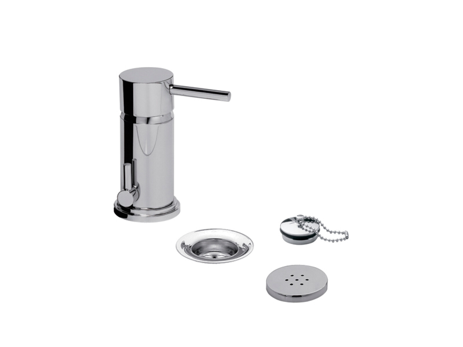 Griferia De Bidet Monocomando Line Temple Fv Cromo 