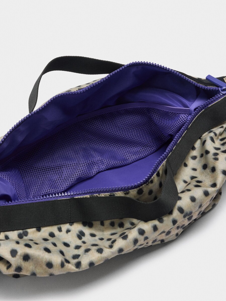 Bolso De Deporte Estampado De Nylon multicolor