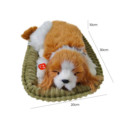 Peluche Respira Gato Perro C/Cama Mascota Sonido Perro