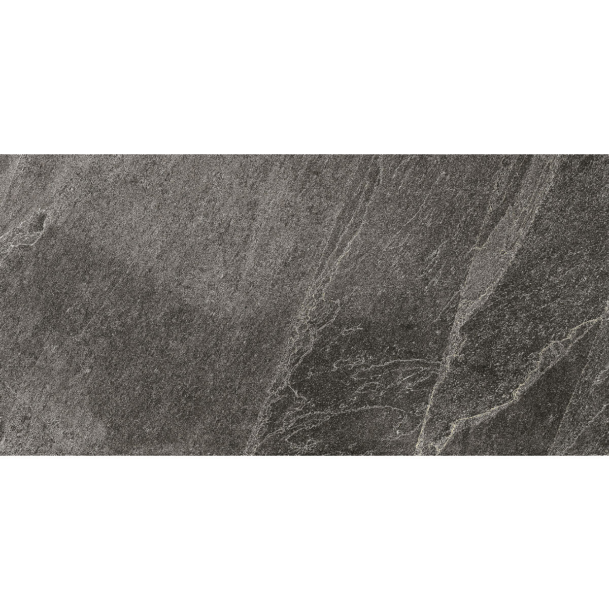 60X120 Porcelanato Tipo Piedra Negro Mate Rect 