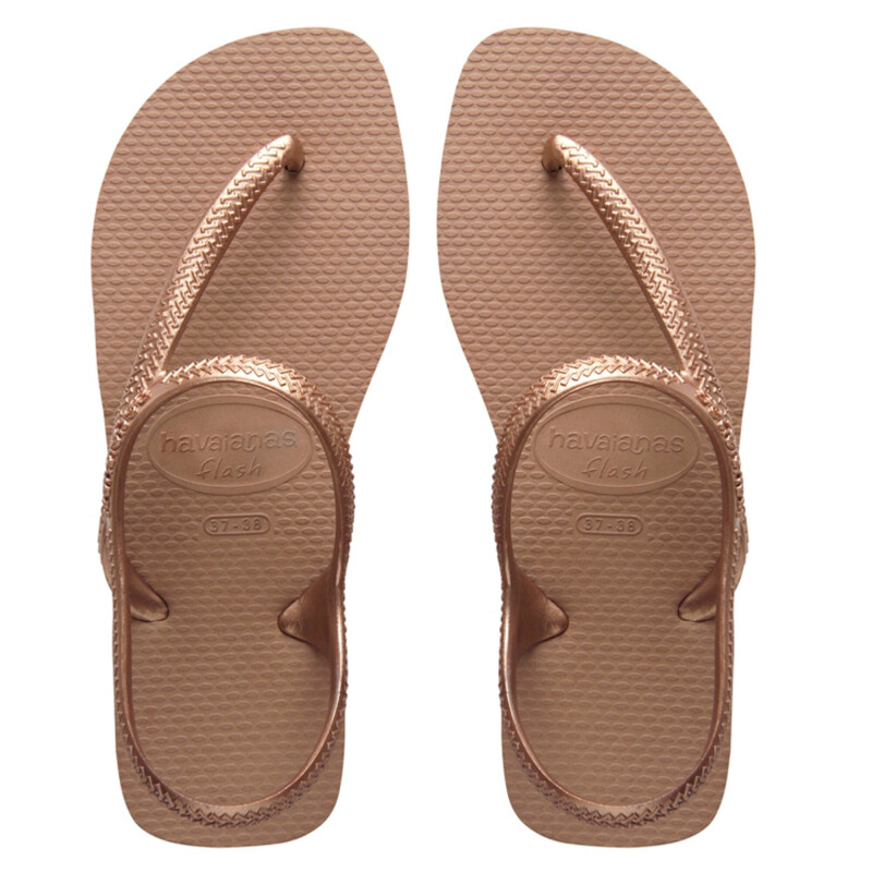 Sandalias de Mujer Havaianas Flash Urban Rosa - Dorado