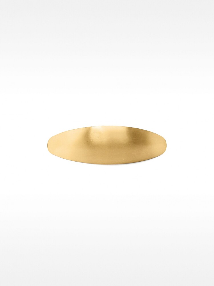 Pasador De Pelo Oval dorado
