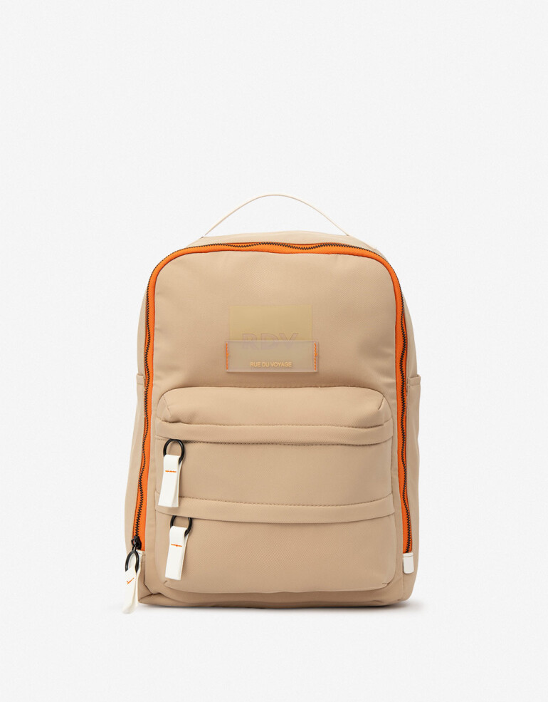 Mochilas Urbanas Mochila Rue Du Voyage - Marron Beige