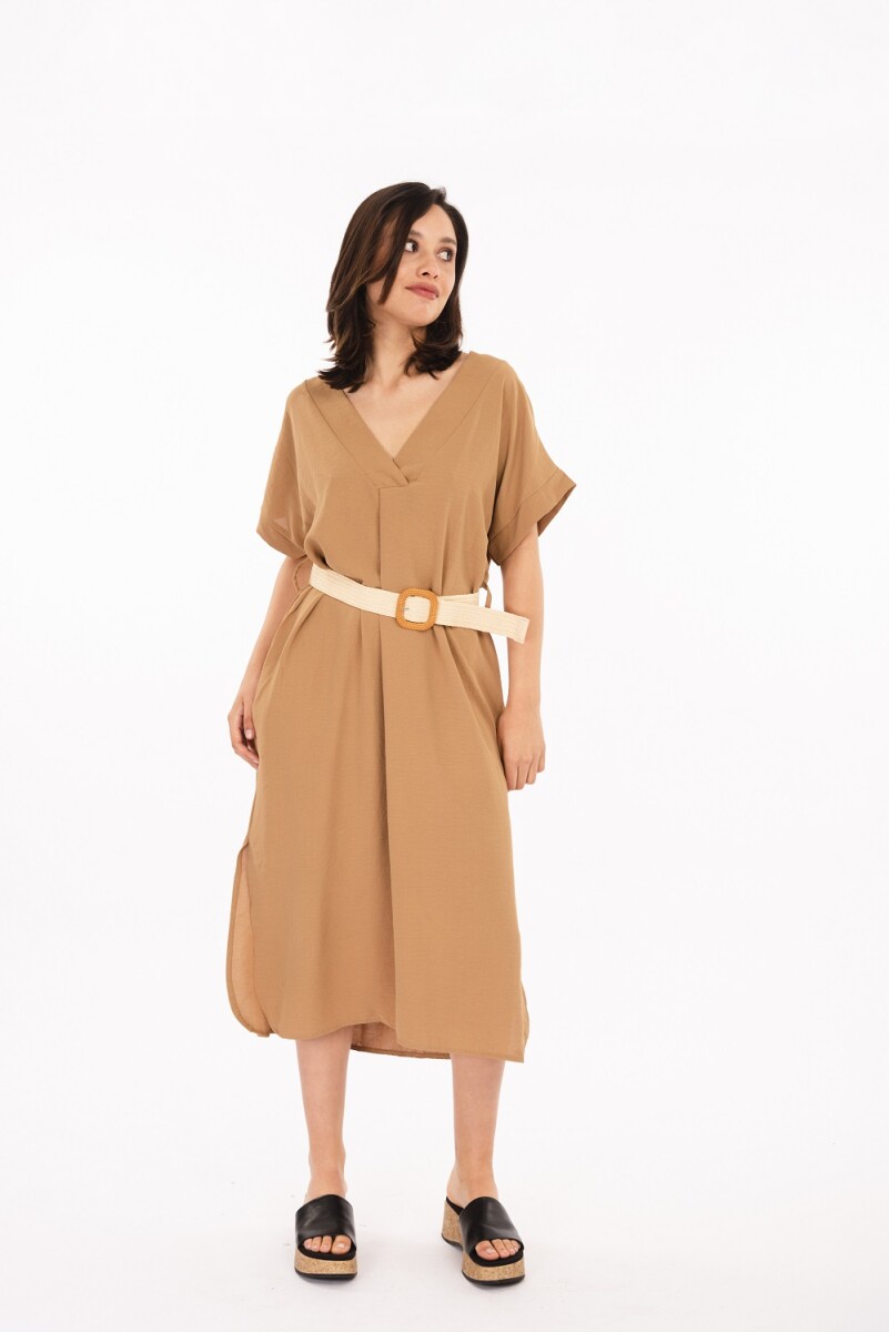 Vestido Riam - Camel 