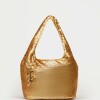 Cartera al hombro Poolside en paillette metalizado Metalizado