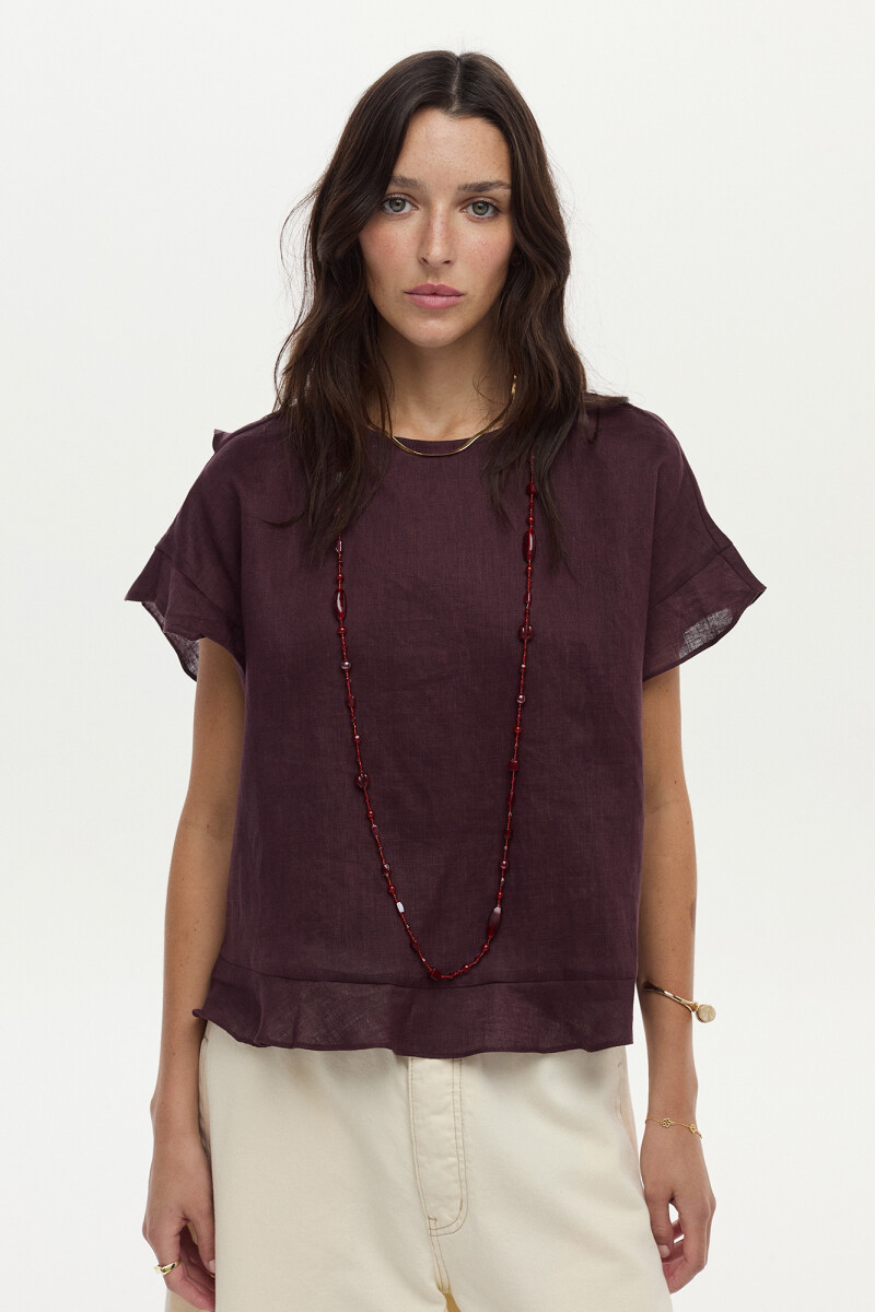 Blusa Samoa Bordo