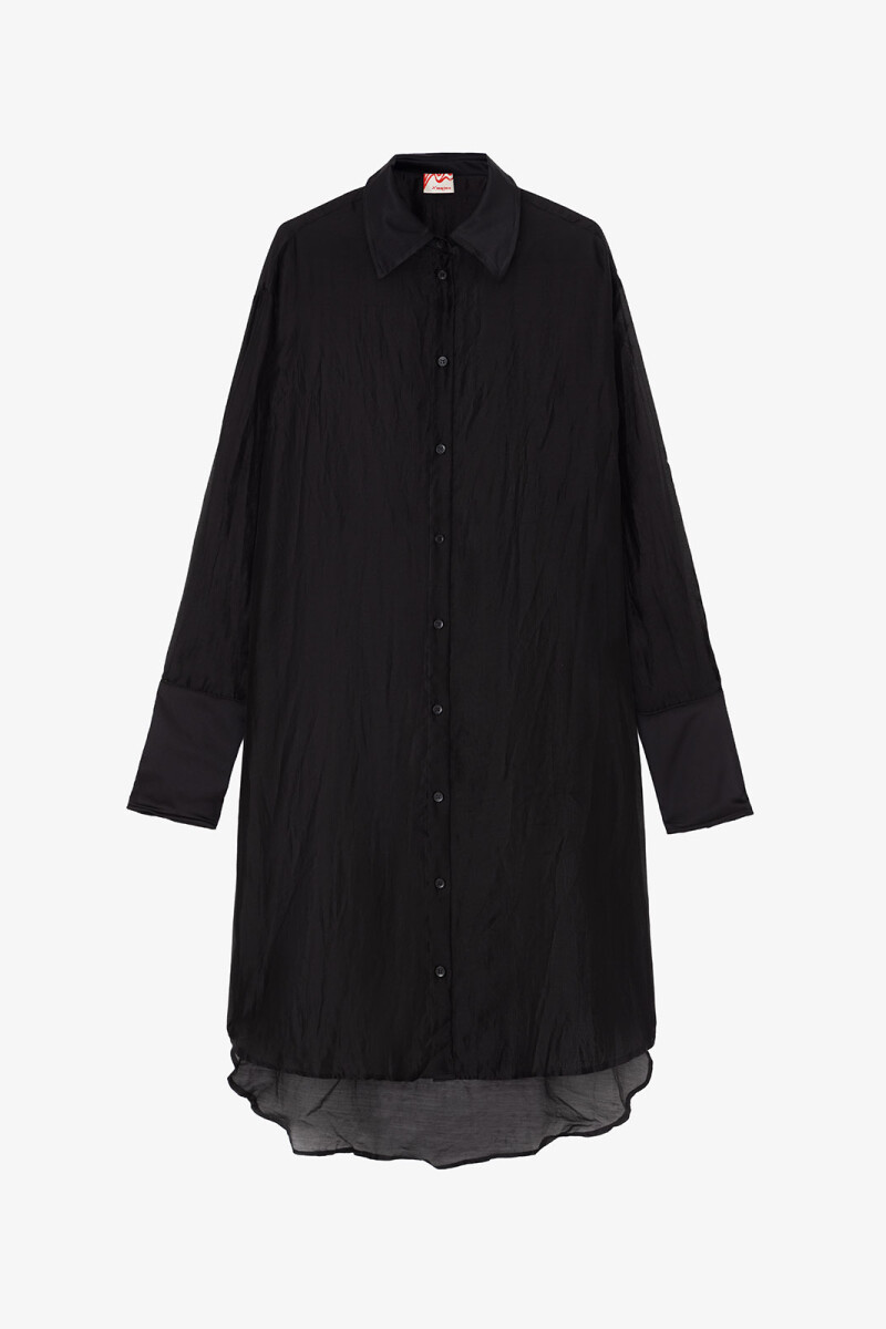 CAMISA ARRUGADA Negro