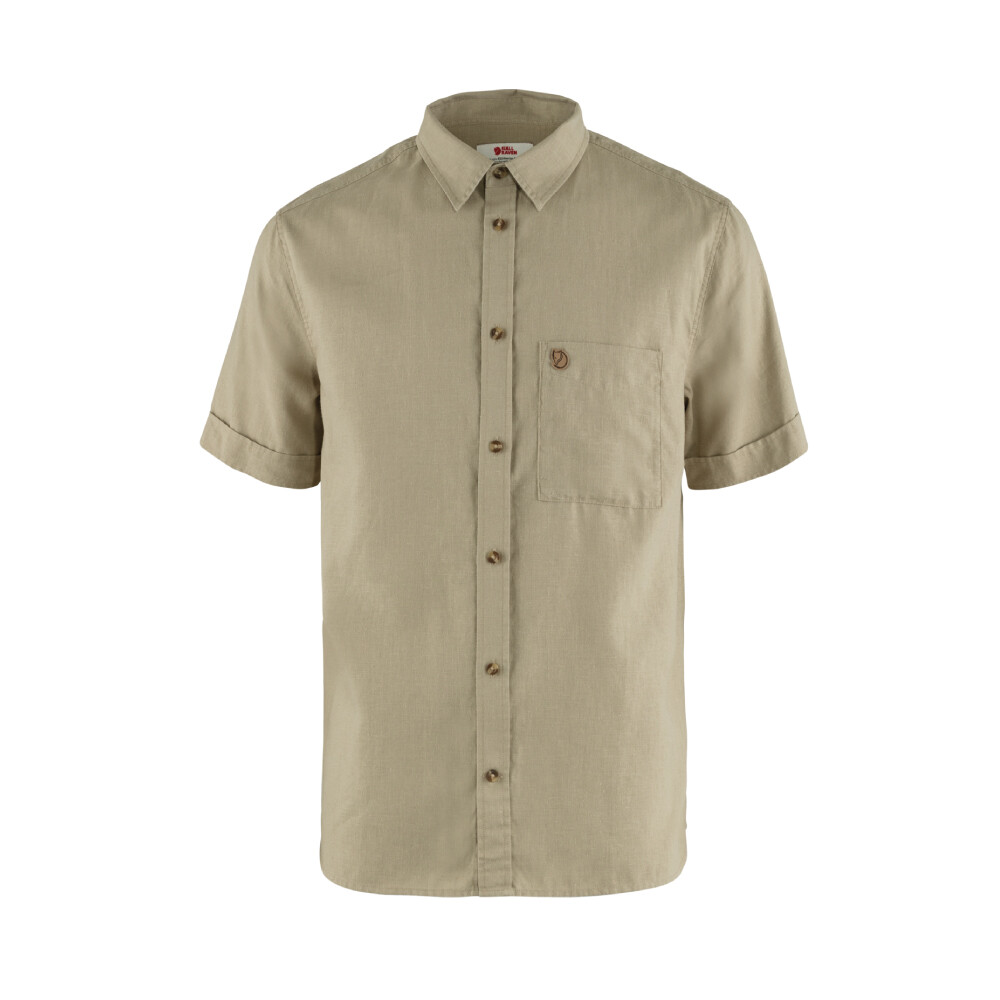 Camisa Fjallraven Övik Travel Hombre Sand Stone
