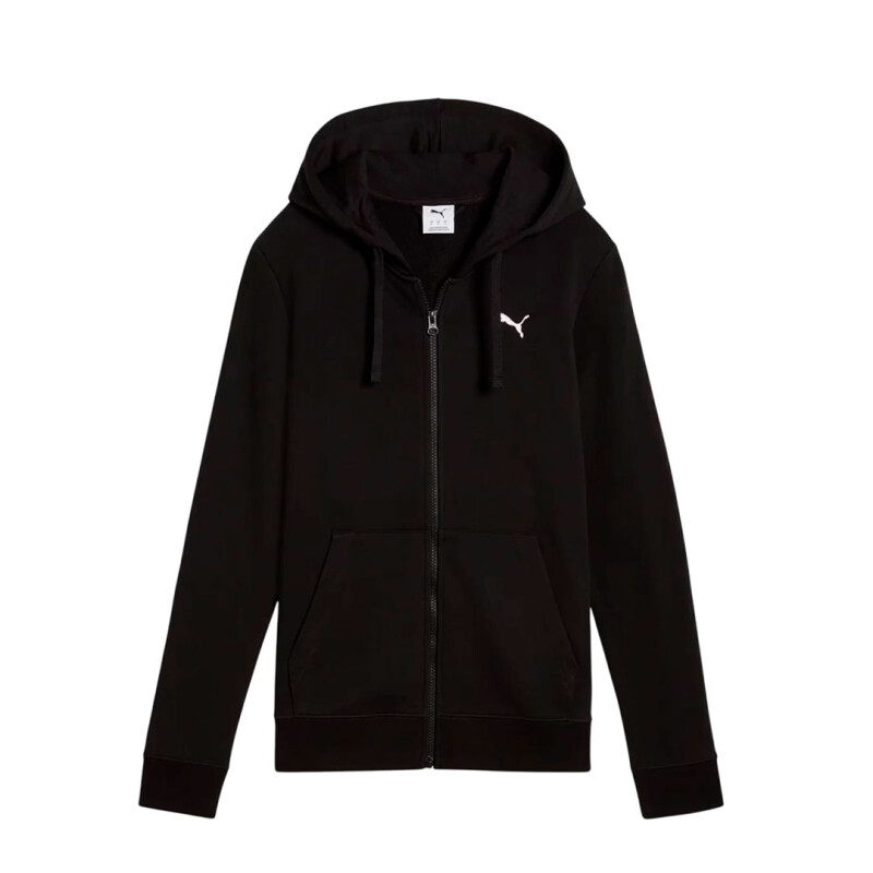 Campera de Hombre Puma Ess Full Zip Hoodie Fl Negro