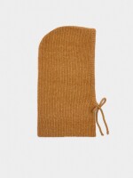 Balaclava De Punto Con Tiras marron