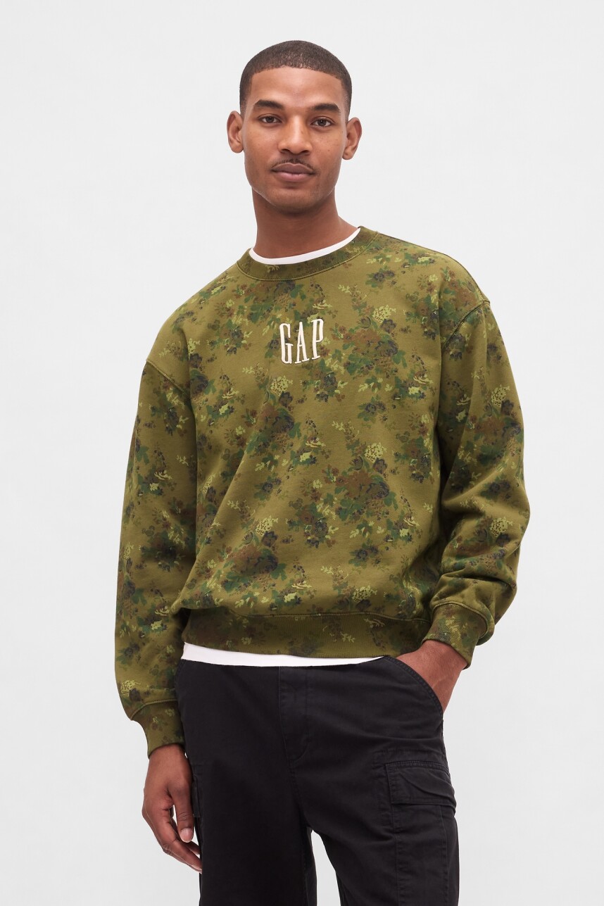 Buzo Deportivo Logo Gap Hombre Floral Print