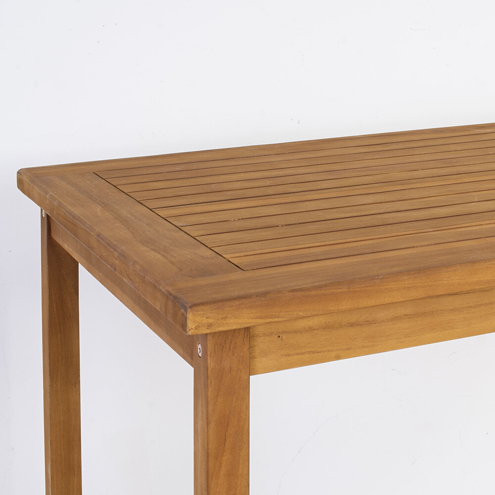 JUEGO DE COMEDOR MADERA NATURAL-BEIGE CHELSEA