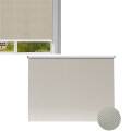 Cortina Blackout Texturada 100% opaca roller 1.00x2.00m Beige
