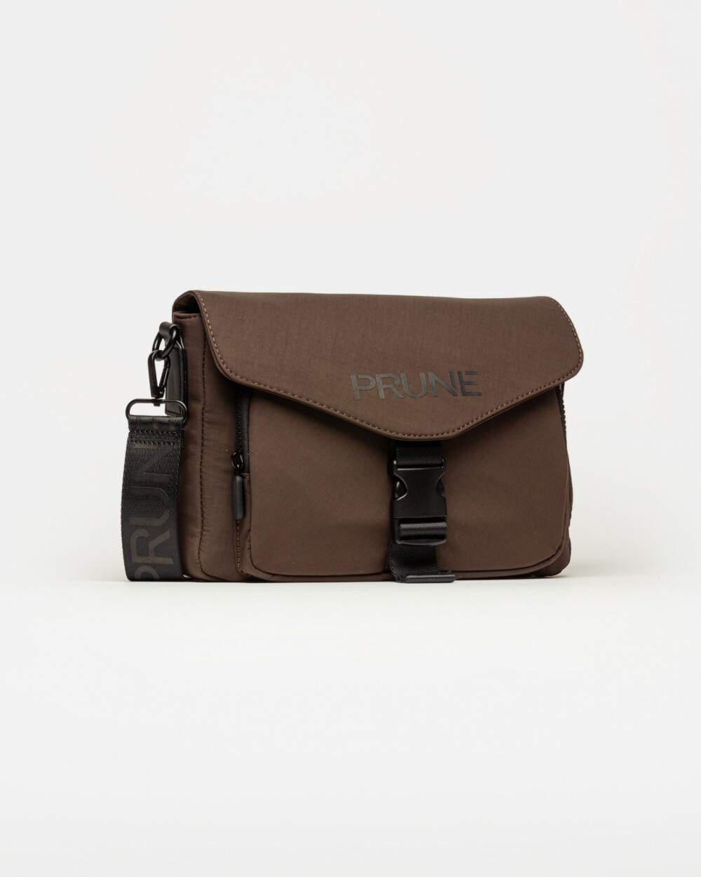 Bandolera Flight en nylon Marron