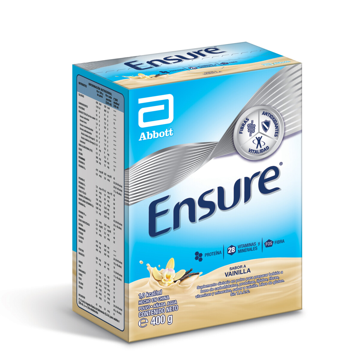 Ensure FOS Polvo Vainilla 400g 