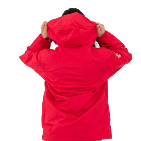 Campera Taslon Dama Roja