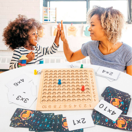 Juego De Mesa Tabla Multiplicadora Madera Aprendizaje Juego De Mesa Tabla Multiplicadora Madera Aprendizaje