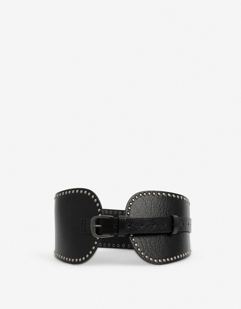 Cinturones y Fajas Faja Con Tachas - Negro