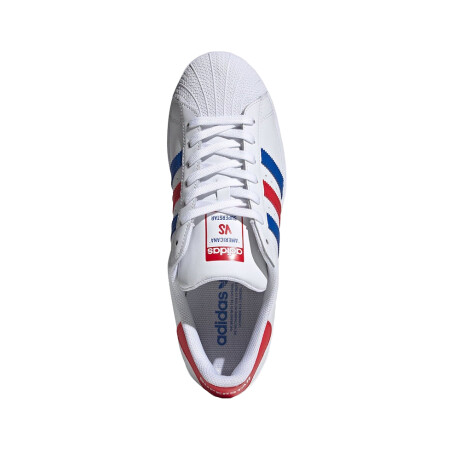 adidas SUPERSTAR White/Blue/Red