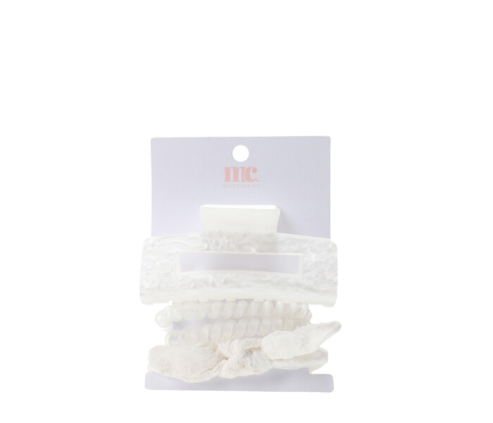 Broche de Mujer Miss Carol Broche de pelo pack x3 Nude