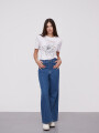 Pantalon Lenicete Azul Medio