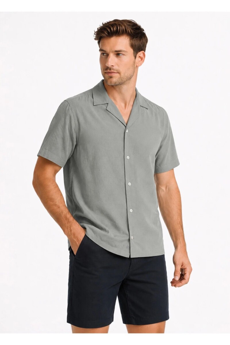 Camisa Arrow Lino Cotton Manga Corta VERDE