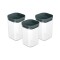 Set x3 Pote hermético 1L GRIS