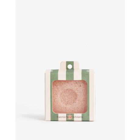 Esponja Exfoliante Facial Coral Claro