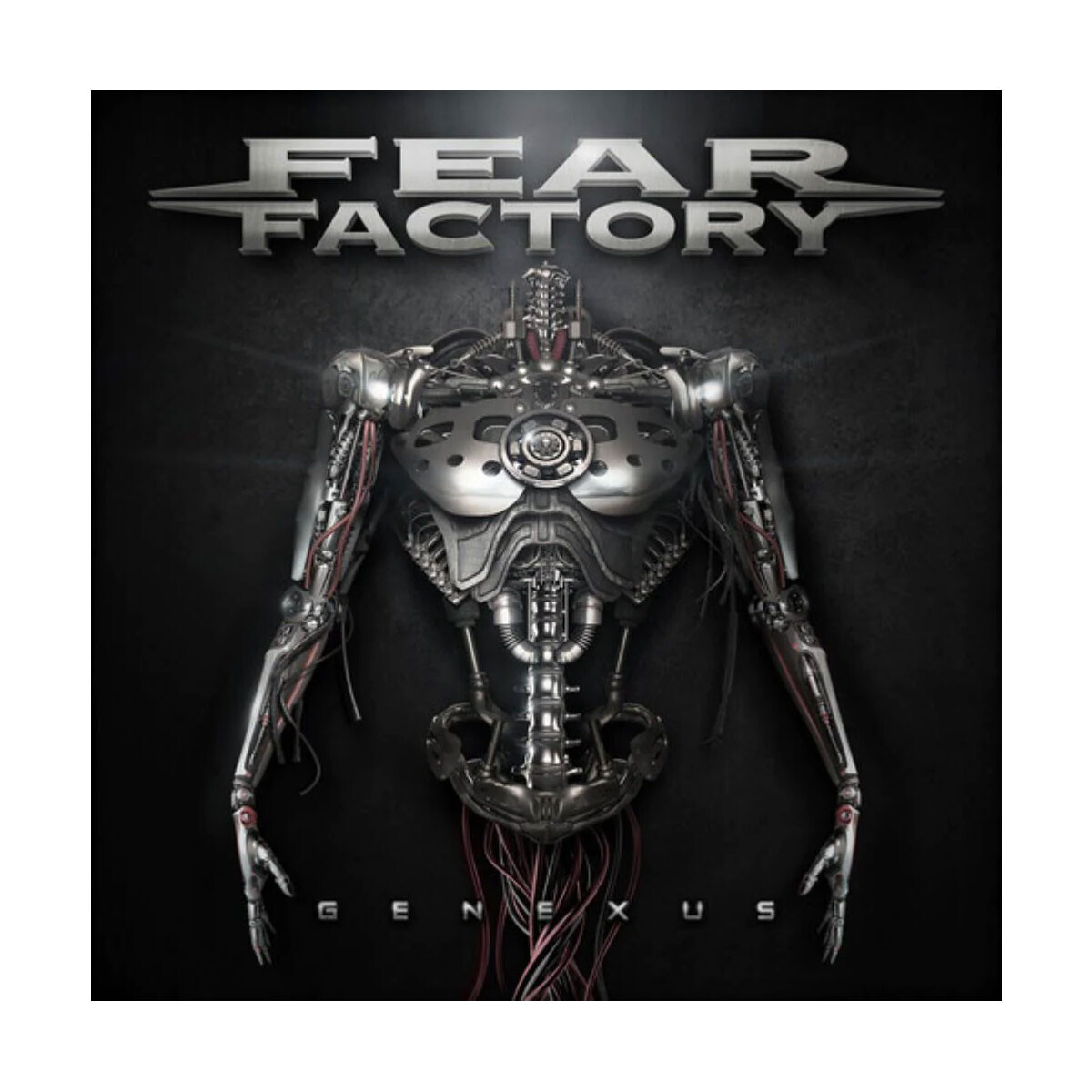 Fear Factory / Genexus - Crystal Clear Black White Splatter - Vinilo 