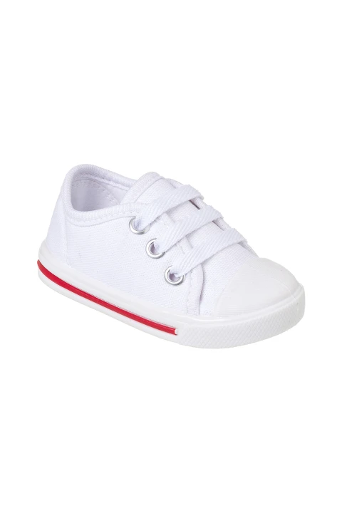 Tenis Acordonado Blanco