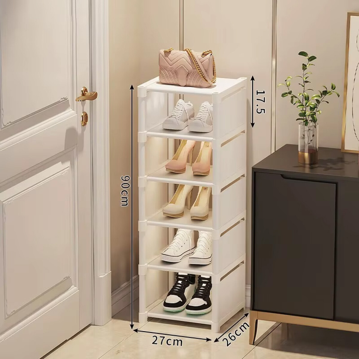 Estante de zapatos de 5 niveles - Estante De Zapatos De 5 Niveles 