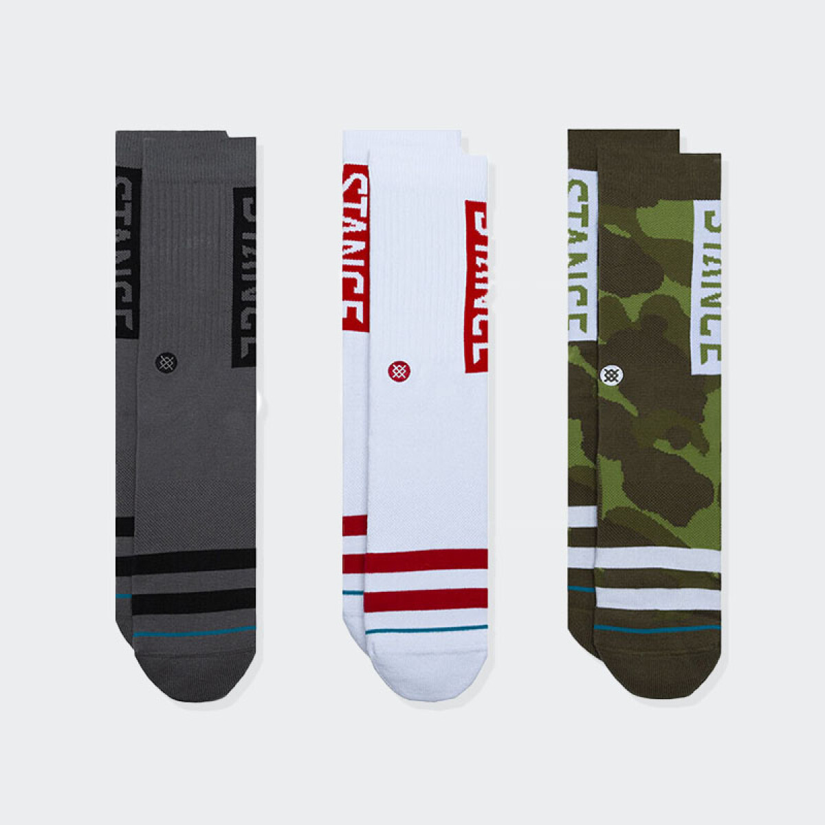 Medias Stance The OG 3 Pack - Verde 