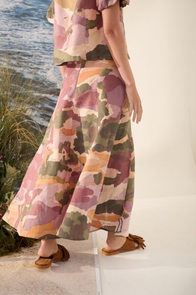 FALDA HORIZONTE PRINT Pre Venta Tierra