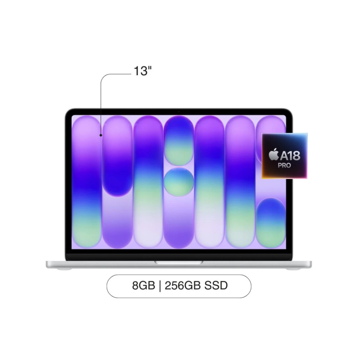 Apple Macbook Neo 13" A18 Pro 8gb 512gb Silver 