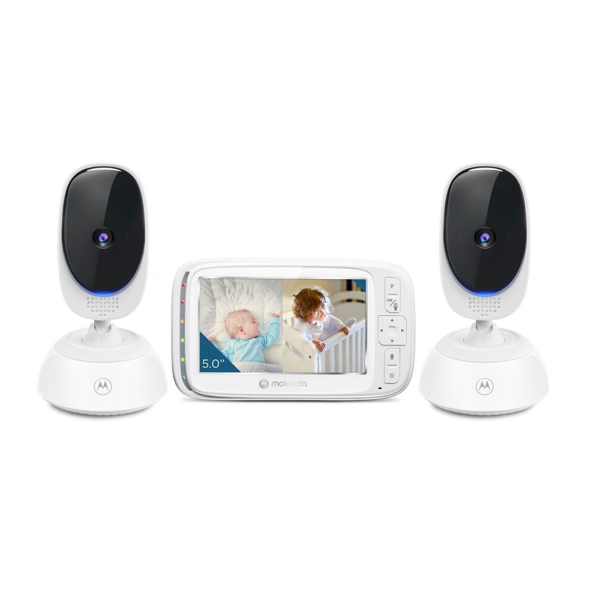 Baby call motorola monitor vm75-2 pack x2 camaras para bebés 5.0' White
