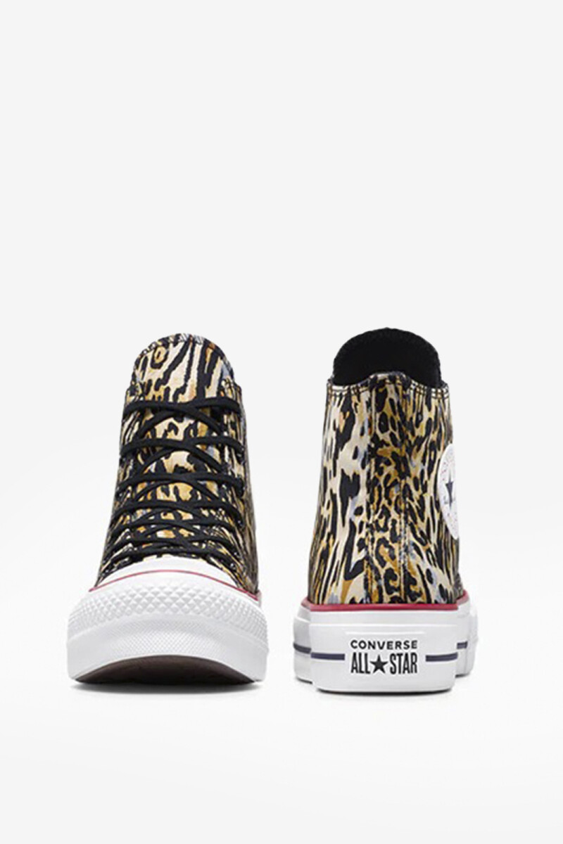 CTAS LIFT HI BLACK/WHITE/RED Leopardo