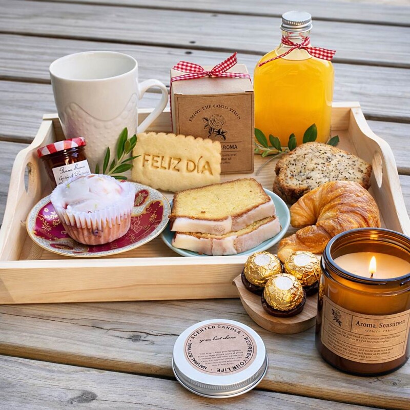 Desayuno Premium Candela de Cumpleaños individual