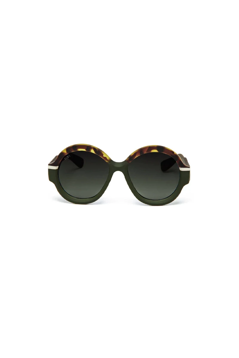 Lentes Tiwi Gambetta - Bicolor Green Tortoise / Shiny Green With Green Lenses 