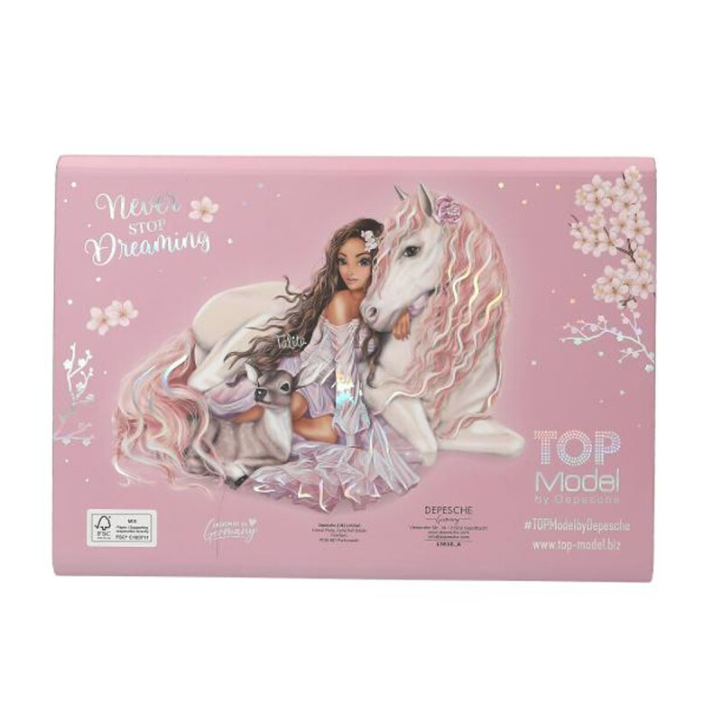 Papelería Archivador con papel de cartas Viva Violet Top Model Papelería Archivador con papel de cartas Viva Violet Top Model