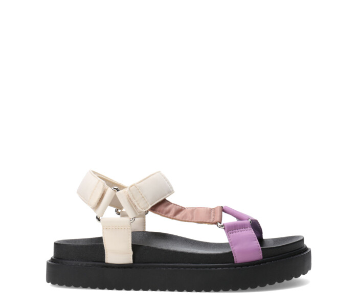 Sandalia CAICOS de tela con velcro Multicolor